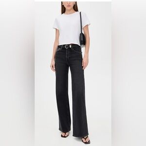 NWT Re/done high rise wide leg jean